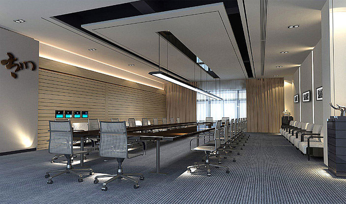 辦公室裝修設(shè)計(jì)背景墻展現(xiàn)企業(yè)魅力