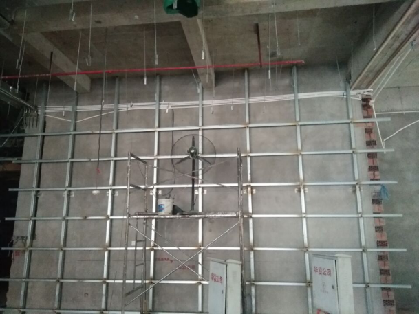 朗天通訊,室內(nèi)裝修工程,墻面處理