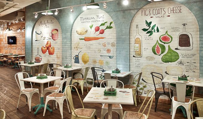 美如畫般的餐廳裝修設(shè)計(jì)理念