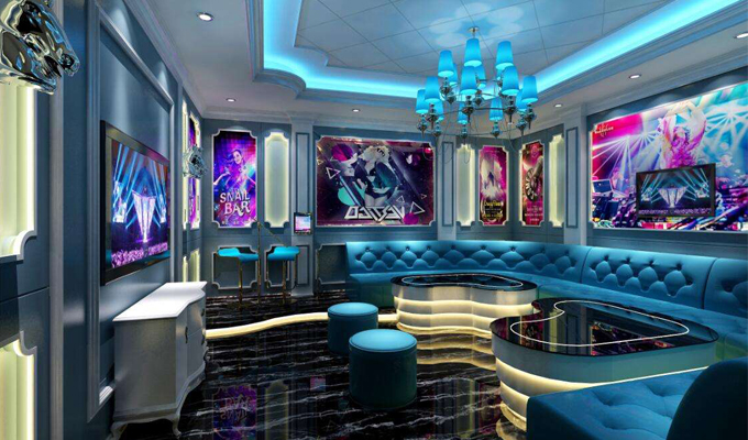 KTV設(shè)計(jì)運(yùn)用玻璃凸顯娛樂空間